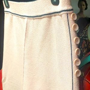 Mauve Knit Pencil Skirt